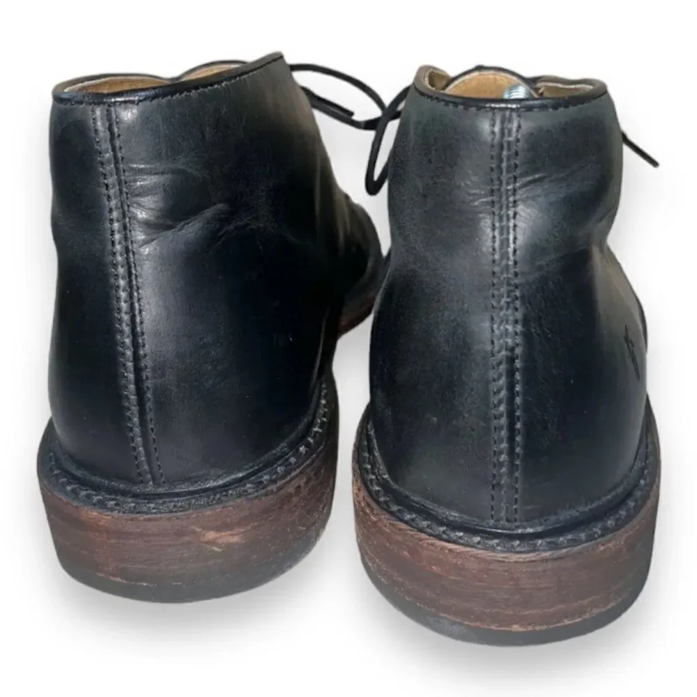 Frye‎ James Chukka Boots Black Leather 3487880 Men's 11.5 D
